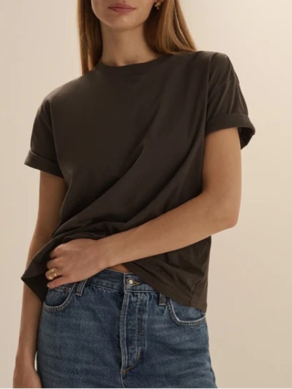 🤎Favorite Daughter The Favorite
Short-Sleeve Crop T-Shirt. XS.